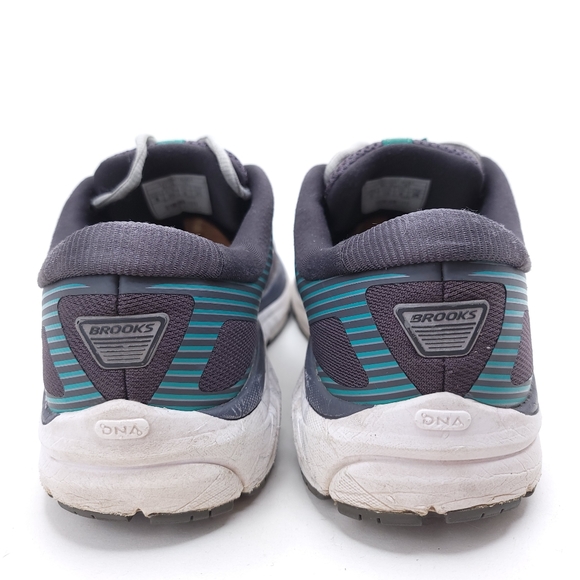 Brooks Women's Addiction 14 Gray Green White Walking Shoes Size 8 1203061b061 - Picture 7 of 9